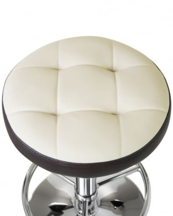 Табурет барный DOBRIN BRUNO (кремово-коричневый) 2 шт_2