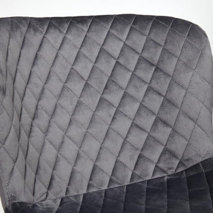 Стул QUINCY (mod. 8272) металл/ткань, 49х53х84,5 см, серый (G-062-40)/черный_5