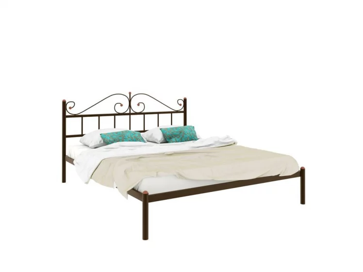 Кровать Диана 1600х1900 Коричневая_0