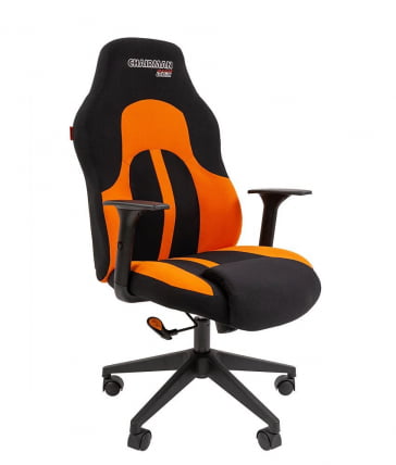 Кресло для геймеров CHAIRMAN ДРАЙВ (GAME) 11 Черный-оранжевый_0