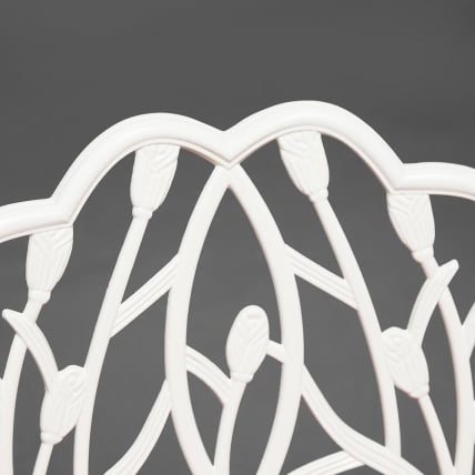 Скамья Secret De Maison Strauss (Штраус) + подушка алюминиевый сплав, 99*56*76, butter white_5