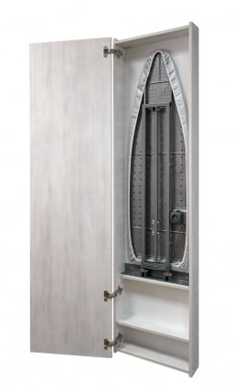 Шкаф со встроенной гладильной доской Iron Box Eco (левый) Беленый дуб_1