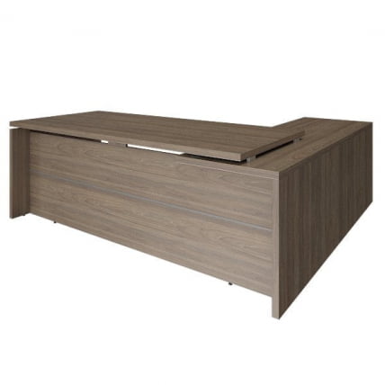 Стол руководителя с приставкой левый YALTA LT-C 22 L Мокко_0