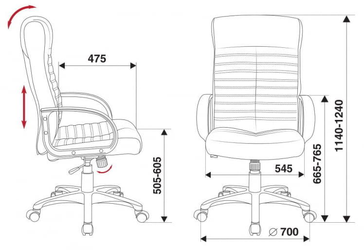 Кресло руководителя Бюрократ KB-10LITE/BLACK_5