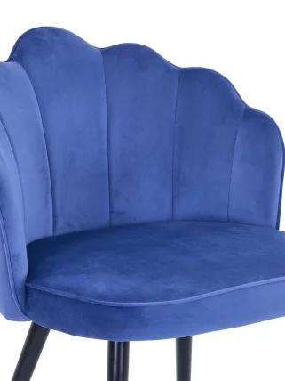 Стул Камилла велюр Королевский синий_6
