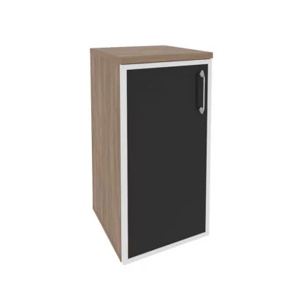 Шкаф низкий узкий левый ONIX O.SU-3.2R(L) black Дуб Аризона_0