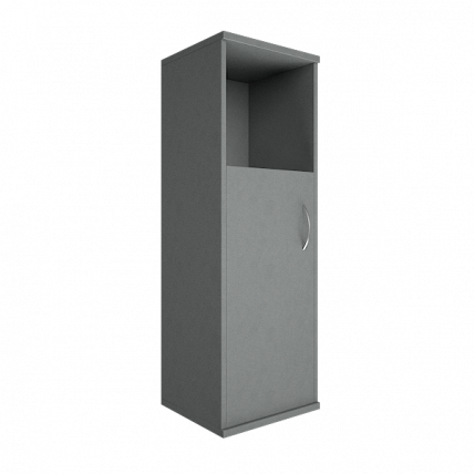 Шкаф средний узкий левый Riva А.СУ-2.1 Л Серый_0