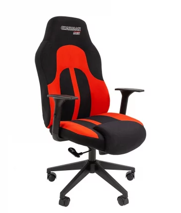 Кресло для геймеров CHAIRMAN ДРАЙВ (GAME) 11 Черный-красный_0