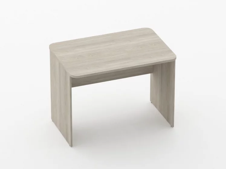 Стол прямой Glassy 1.10.10 Дуб сантана светлый_0