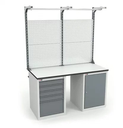 Верстак ВЛ-150-07 ESD + Экран ВC-150-Э4 ESD_0