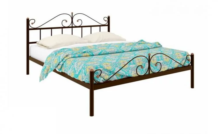 Кровать Диана Plus 1600х1900 Коричневая_0