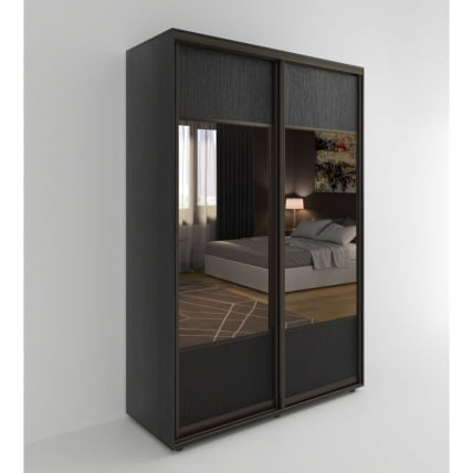 Шкаф-купе 2-х дверный Акцент-Дуэт Д 1200х600 Венге_0