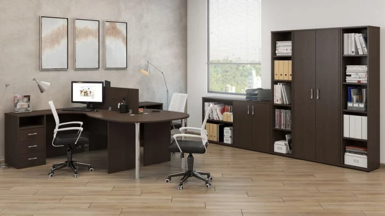 Стеллаж высокий TRD29653001 Темный дуб_1