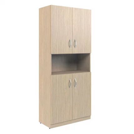 Шкаф с 2-мя комплектами глухих малых дверей SR-5W.4 (Дуб Сонома Светлый)_0