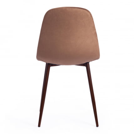 Стул BREEZE (mod. 4724) вельвет/металл, 44 х 53 х 87 см, Brown (коричневый) HLR11 / орех_3