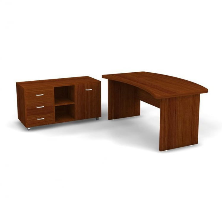 Тумба правая с замком Танго ТМ9-04R Орех_1