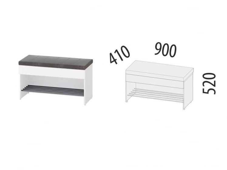 Банкетка Денвер 400.05_1