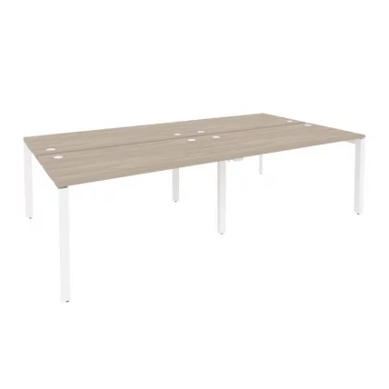 Рабочая станция на П-образном м/к ONIX O.MP-D.RS-4.3.7 Дуб Аттик/Белый_0