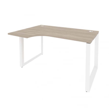 Стол эргономичный левый на О-образном м/к ONIX O.MO-SA-2L Дуб Аттик/Белый_0