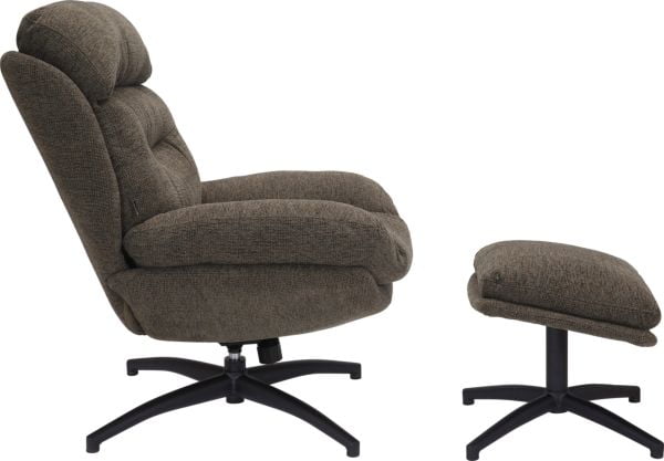 Кресло-реклайнер Everprof Kiwi Ткань Темно-коричневый_2