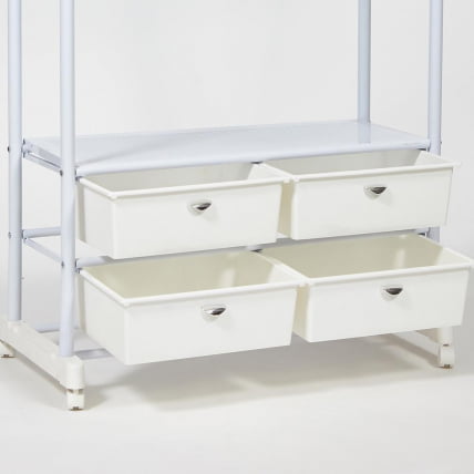 Вешалка NY-3297 металл, 76-130*43*109-165см, хром/белый_2