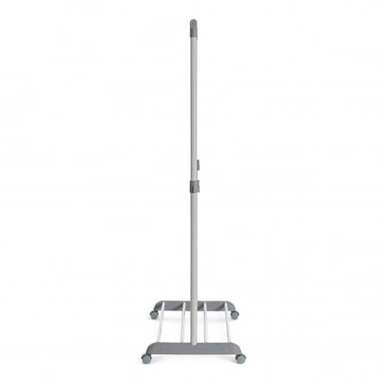 Вешалка ODENT металл, пластик, 86*44*166 см, темно-серый/светло-серый/хром_1