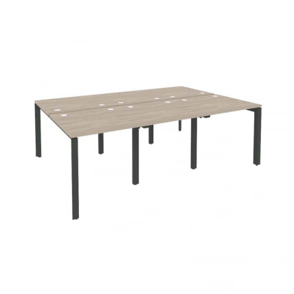 Рабочая станция на П-образном м/к ONIX O.MP-D.RS-6.0.8 Дуб Аттик/Антрацит_0