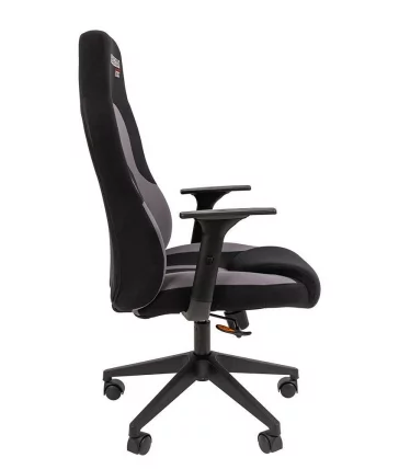 Кресло для геймеров CHAIRMAN GAME 11 Черный-св.серый_2