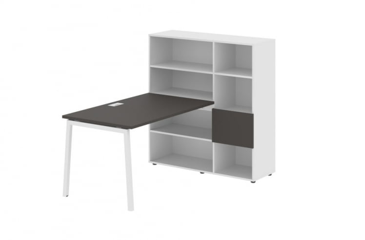 Рабочая станция EDIS ELRST 1213 Мокко Белый Белый_0