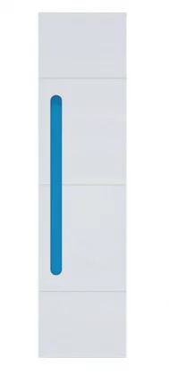 Пенал Палермо Юниор 02 Белый глянец Ясень шимо светлый Синий_1