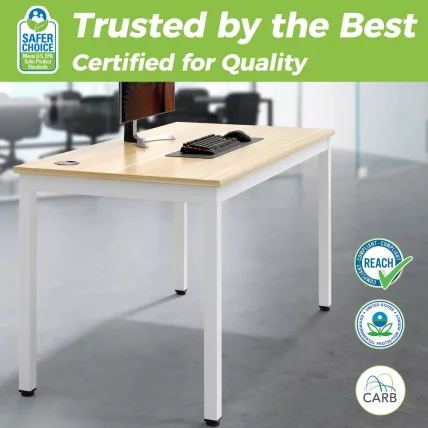 Стол письменный Eureka ERK-D04-EW-V1 Embossed Wood_3