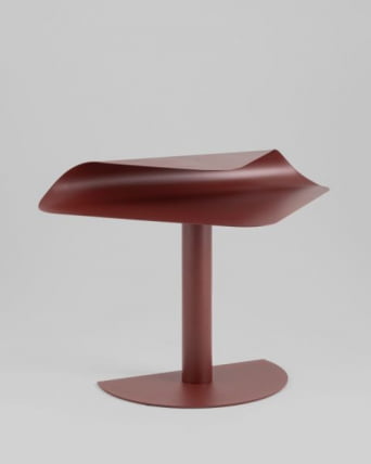 Журнальный столик Cornea металл бордовый_4