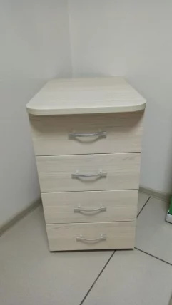 Тумба приставная на 4 ящика Glassy 3.10.10 Туя_2