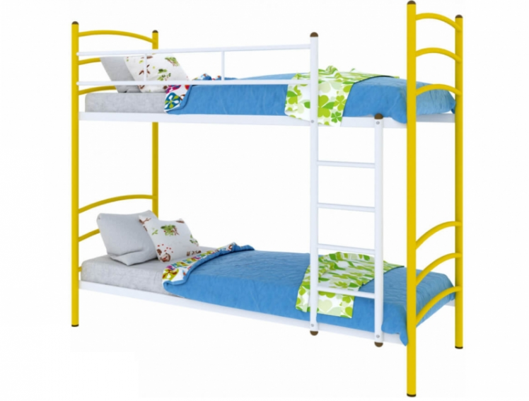 Кровать Милана Duo 800х1900 Желтая_0