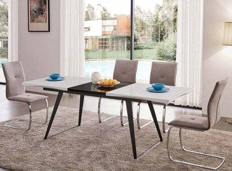 Стол-трансформер DT-93 Белый/Черный_0