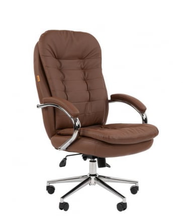 Кресло руководителя CHAIRMAN 795 ЭКО Коричневый_0