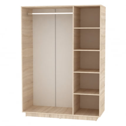 Шкаф распашный Аврора(H22_M)1872х1351х540(ЯШТ-ЯШС)_1