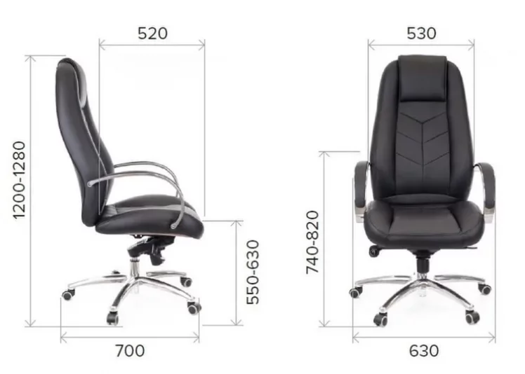 Кресло руководителя Drift Lux M экокожа Коричневый_3