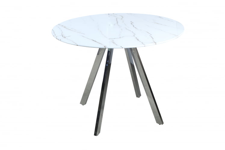 Стол обеденный Хьюстон D100 Белый_1