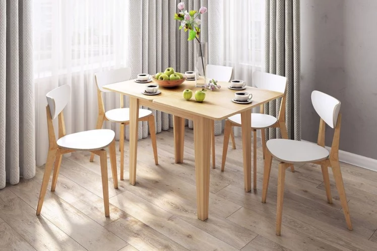 Стол обеденный раскладной Фантазия Дуб сонома_3