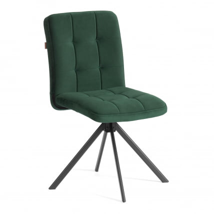 Стул обеденный Medeo поворотный механизм 360, велюр, Deep Forest (изумруд)_0