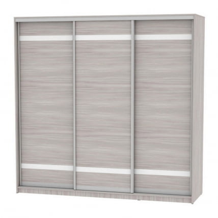 Шкаф-купе B-220х235х60-3(ЯШС-D9D9D9)_0