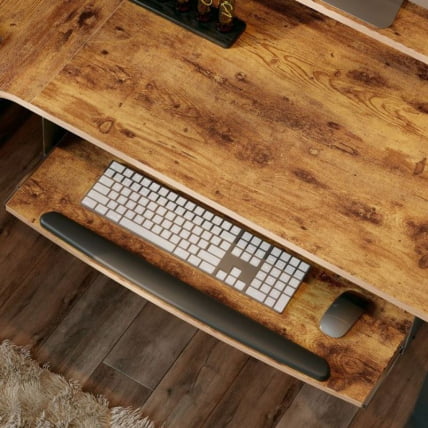 Стол для компьютера угловой (правый) c электрической регулировкой по высоте EUREKA ERK-L60R-RB_9