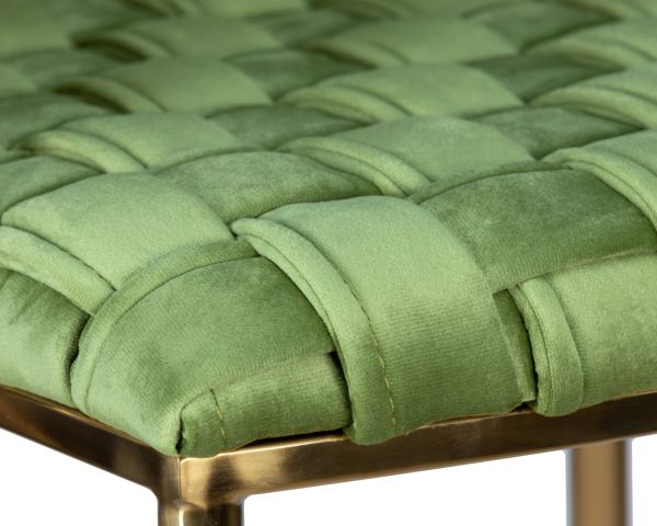 Стул барный DOBRIN EMMA GOLD (зеленый велюр (VF-08)) 4 шт_7
