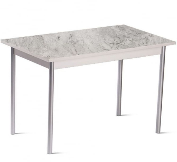 Стол для столовой 1200х700 мм Пластик Серый камень лофт/Коричневый_0