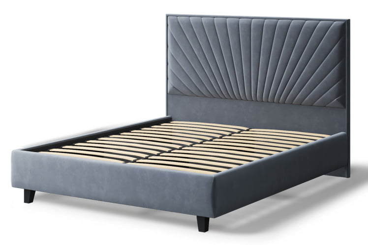 Кровать Леона, 2000 x 1400 мм, серый_1