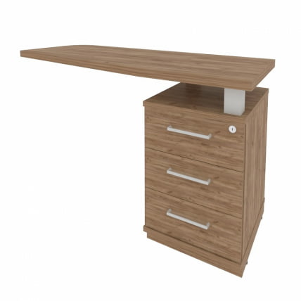 Тумба приставная First KTP-2 (R) Дуб Табак_0