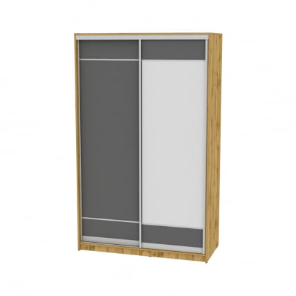 Шкаф-купе B-230х135х60-1(ДВ-Графит-D7D8)_0