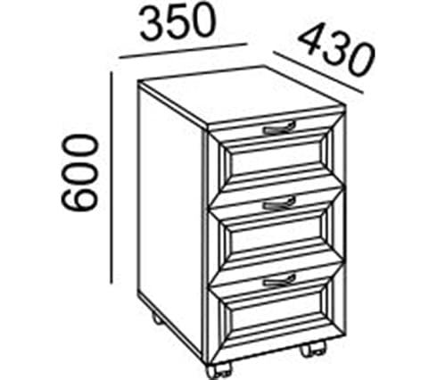 Тумба универсальная Модуль №19 Ясень шимо светлый/белый_1