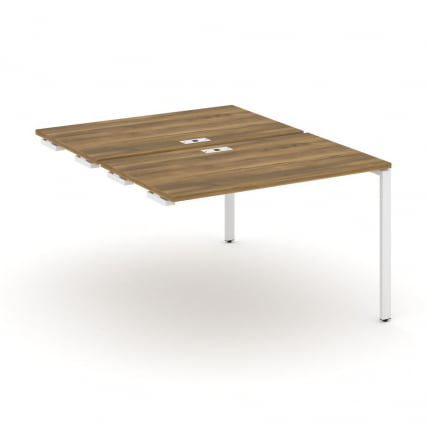 Двойной стол-приставка к опорным тумбам/шкафам CONCEPT CN.DSPR-002 Сандал Янтарный Белый_0